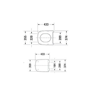 Duraplus Colomba Klozet Kapağı Amortisörlü Beyaz 0063190095
