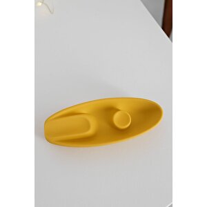 El Yapımı Beton Puro Küllüğü – Oval Modern Tasarım