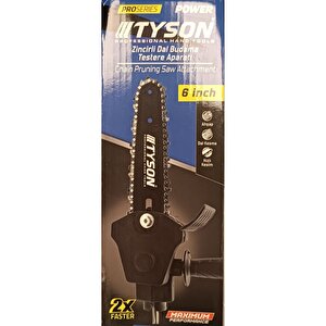 Zincirli Dal Budama Testere Aparatı (18 Biçakli) 6-13 Mm Madrenli Matkaplar Için