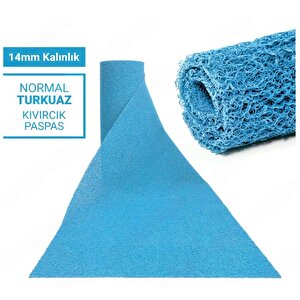 100x450cm Turkuaz Kivircik Paspas-hali Kaymaz Yolluk Li̇dya 14mm
