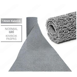 100x1000cm Gri̇ Kivircik Paspas-hali Kaymaz Yolluk Li̇dya 14mm