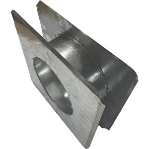 Konteyner Soba Boru Çikiş Zivanasi Kare İzocamsiz 13cm (20x20)