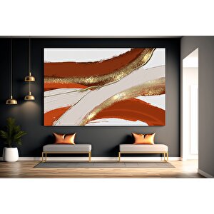 Lüks Mermer Duvar Dekoru – Altın Mermer Sanatı 120x180 cm