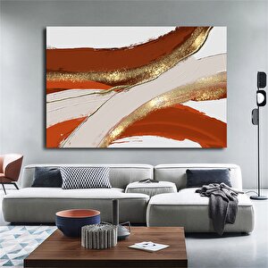 Lüks Mermer Duvar Dekoru – Altın Mermer Sanatı 70x100 cm