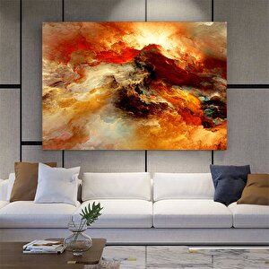 Soyut Bulutlar Kanvas; Mermer Ve Mürekkep 140x200 cm