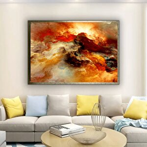 Soyut Bulutlar Kanvas; Mermer Ve Mürekkep