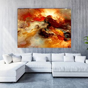 Soyut Bulutlar Kanvas; Mermer Ve Mürekkep