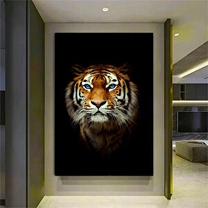 Modern Kaplan Tablosu, Hayvan Tablosu Koleksiyonu, Kaplan Kanvas Sanatı, Hayvan Kanvas Baskısı 20x30 cm