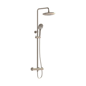 Vitra Aquaheat Bliss 240 A4720534 2f Termostatik Duş Sistemi, Fırçalı Nikel