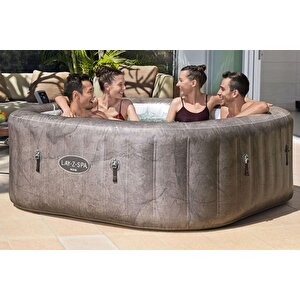 Lay-z-spa® 6001k Rome Smart Airjet™ Enerji Tasarruflu Şişme Spa Havuzu, Mobil Uygulama Kontrollü, 4-6 Kişilik