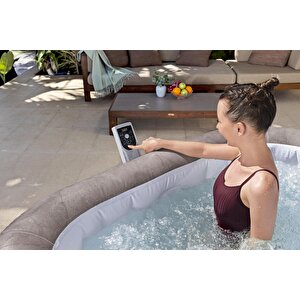 Lay-z-spa® 6001k Rome Smart Airjet™ Enerji Tasarruflu Şişme Spa Havuzu, Mobil Uygulama Kontrollü, 4-6 Kişilik