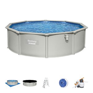 ® 56384 Hydrium™ Çelik Duvarlı Prefabrik Yer Üstü Havuz Seti 4,57 M X 1,22 M