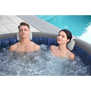 Lay-z-spa® 6001t Santorini Smart Hydrojet Pro™ Enerji Tasarruflu Şişme Spa Havuzu, Mobil Uygulama Kontrollü, 5-7 Kişilik