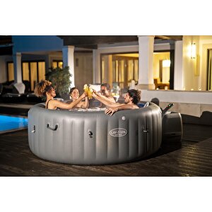 Lay-z-spa® 6001t Santorini Smart Hydrojet Pro™ Enerji Tasarruflu Şişme Spa Havuzu, Mobil Uygulama Kontrollü, 5-7 Kişilik