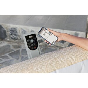 Lay-z-spa® Rome Smart Airjet™  6001m Enerji Tasarruflu Şişme Spa Havuzu, Mobil Uygulama Kontrollü, 5-7 Kişilik