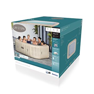 Lay-z-spa® Rome Smart Airjet™  6001m Enerji Tasarruflu Şişme Spa Havuzu, Mobil Uygulama Kontrollü, 5-7 Kişilik
