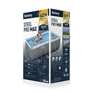 Bestway® 56457 Steel Pro Max™ Above Ground Pool Set 4.12 M X 2.01 M X 1.22 M