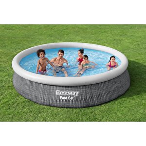 ® Fast Set™ 57443 Çember Şişme Havuz 3.66 M X 76 Cm