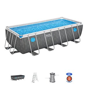 ® Steel Pro Max™ Splashview™ 561mb Dikdörtgen Yerüstü Havuz Seti 4,88 M X 2,44 M X 1,22 M