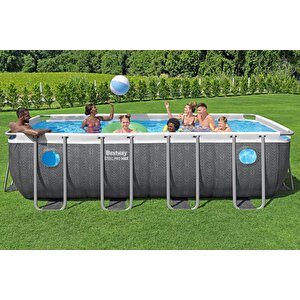 ® Steel Pro Max™ Splashview™ 561mb Dikdörtgen Yerüstü Havuz Seti 4,88 M X 2,44 M X 1,22 M