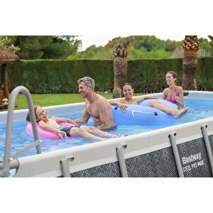 ® Steel Pro Max™ Splashview™ 561mb Dikdörtgen Yerüstü Havuz Seti 4,88 M X 2,44 M X 1,22 M