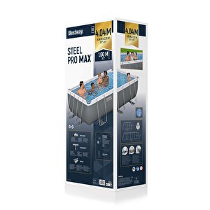 Bestway® 56441 Steel Pro Max™ Yer Üstü Havuz Seti 4,04 M X 2,01 M X 1,00 M