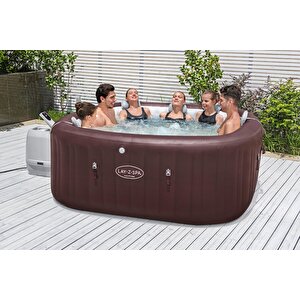 Lay-z-spa® Maldives Smart Hydrojet Pro™ 6001u Enerji Tasarruflu Şişme Spa Havuzu, Mobil Uygulama Kontrollü, 5-7 Kişilik