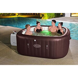 Lay-z-spa® Maldives Smart Hydrojet Pro™ 6001u Enerji Tasarruflu Şişme Spa Havuzu, Mobil Uygulama Kontrollü, 5-7 Kişilik