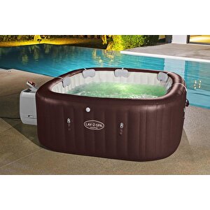 Lay-z-spa® Maldives Smart Hydrojet Pro™ 6001u Enerji Tasarruflu Şişme Spa Havuzu, Mobil Uygulama Kontrollü, 5-7 Kişilik