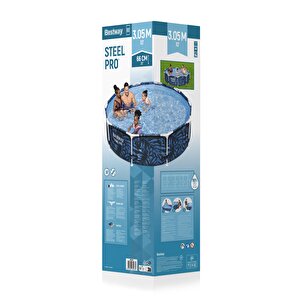 Bestway® 56985 Steel Pro®  Çember Yer Üstü Havuz 3,05 M X 66 Cm