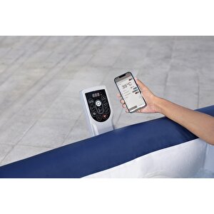 Lay-z-spa® Hawaii Smart Airjet™ 6001h Enerji Tasarruflu Şişme Spa Havuzu, Mobil Uygulama Kontrollü, 4-6 Kişilik