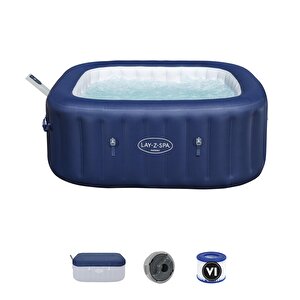 Lay-z-spa® Hawaii Smart Airjet™ 6001h Enerji Tasarruflu Şişme Spa Havuzu, Mobil Uygulama Kontrollü, 4-6 Kişilik