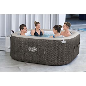 Lay-z-spa® Cabo Smart Hydrojet™ 6001r Enerji Tasarruflu Şişme Spa Havuzu, Mobil Uygulama Kontrollü, 4-6 Kişilik