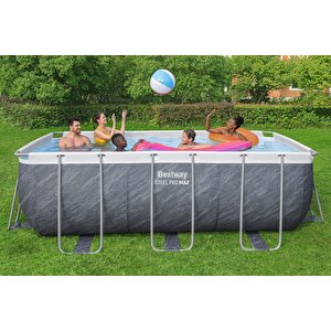 ® 56722 Steel Pro Max™ Above Ground Pool Set 4.12 M X 2.01 M X 1.22 M