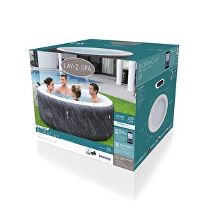 Lay-z-spa® 60175 Boracay Smart Signature Airjet™ Şişme Spa Havuzu, Mobil Uygulama Kontrollü, 2-4 Kişilik