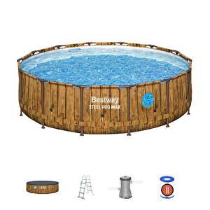 ® Steel Pro Max™ Splashview™  561jm Çember Yerüstü Havuz Seti 4,27 M X 1,07 M