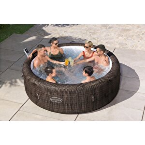 Lay-z-spa® Bali Smart Airjet™ 6001p Enerji Tasarruflu Şişme Spa Havuzu, Mobil Uygulama Kontrollü, 5-7 Kişilik