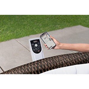 Lay-z-spa® Bali Smart Airjet™ 6001p Enerji Tasarruflu Şişme Spa Havuzu, Mobil Uygulama Kontrollü, 5-7 Kişilik