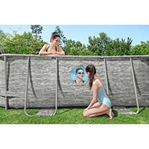 ® 56946 Power Steel™ Vista Serisi 2-  Prefabrik Yer Üstü Havuz Seti 4,88 M X 3,05 M X 1,07 M