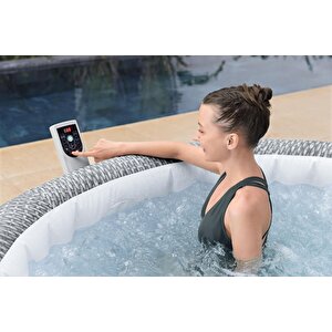 Lay-z-spa® Bali Smart Airjet™ 6001n Enerji Tasarruflu Şişme Spa Havuzu, Mobil Uygulama Kontrollü, 4-6 Kişilik