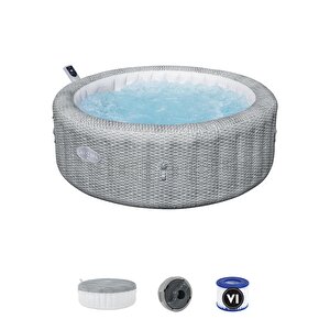 Lay-z-spa® Bali Smart Airjet™ 6001n Enerji Tasarruflu Şişme Spa Havuzu, Mobil Uygulama Kontrollü, 4-6 Kişilik
