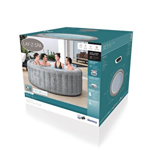 Lay-z-spa® Bali Smart Airjet™ 6001n Enerji Tasarruflu Şişme Spa Havuzu, Mobil Uygulama Kontrollü, 4-6 Kişilik