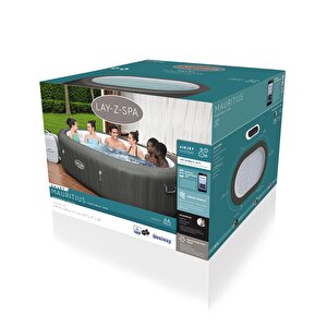 Lay-z-spa® 60067 Mauritius Smart Airjet™ Şişme Spa Havuzu, 5-7 Kişilik