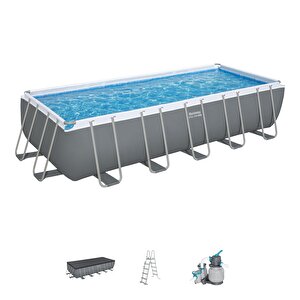 ® 5612b Steel Pro Max™ Yerüstü Prefabrik Havuz Seti 6,40 M X 2,74 M X 1,32 M