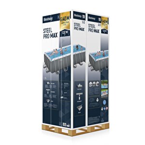 Bestway® 5612b Steel Pro Max™ Yerüstü Prefabrik Havuz Seti 6,40 M X 2,74 M X 1,32 M
