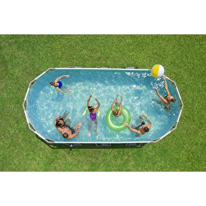 Bestway® 56710 Power Steel™ Prefabrik Yer Üstü Havuz Seti 5,49 M X 2,74 M X 1,22 M