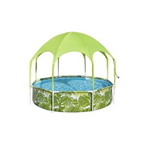 ® 56432 Uv Careful™ Gölgelikli Prefabrik Yer Üstü Çember Havuz