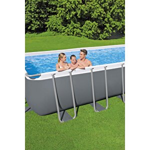 ® 56623 Power Steel™ Prefabrik Dikdörtgen Yer Üstü Havuz Seti 9,56 M X 4,88 M X 1,32 M