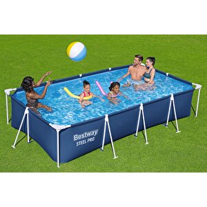 ® 56405 Steel Pro® Dikdörtgen Yerüstü Prefabrik Havuz 4,00 M X 2,11 M X 81