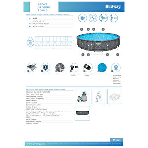 Bestway® Apx 365™ 561jz Çember Prefabrik Havuz Seti 6,71 M X 1,32 M